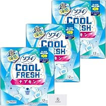 Amazon | 【まとめ買い】ソフィ クールフレッシュ 超涼感ナプキン 多い